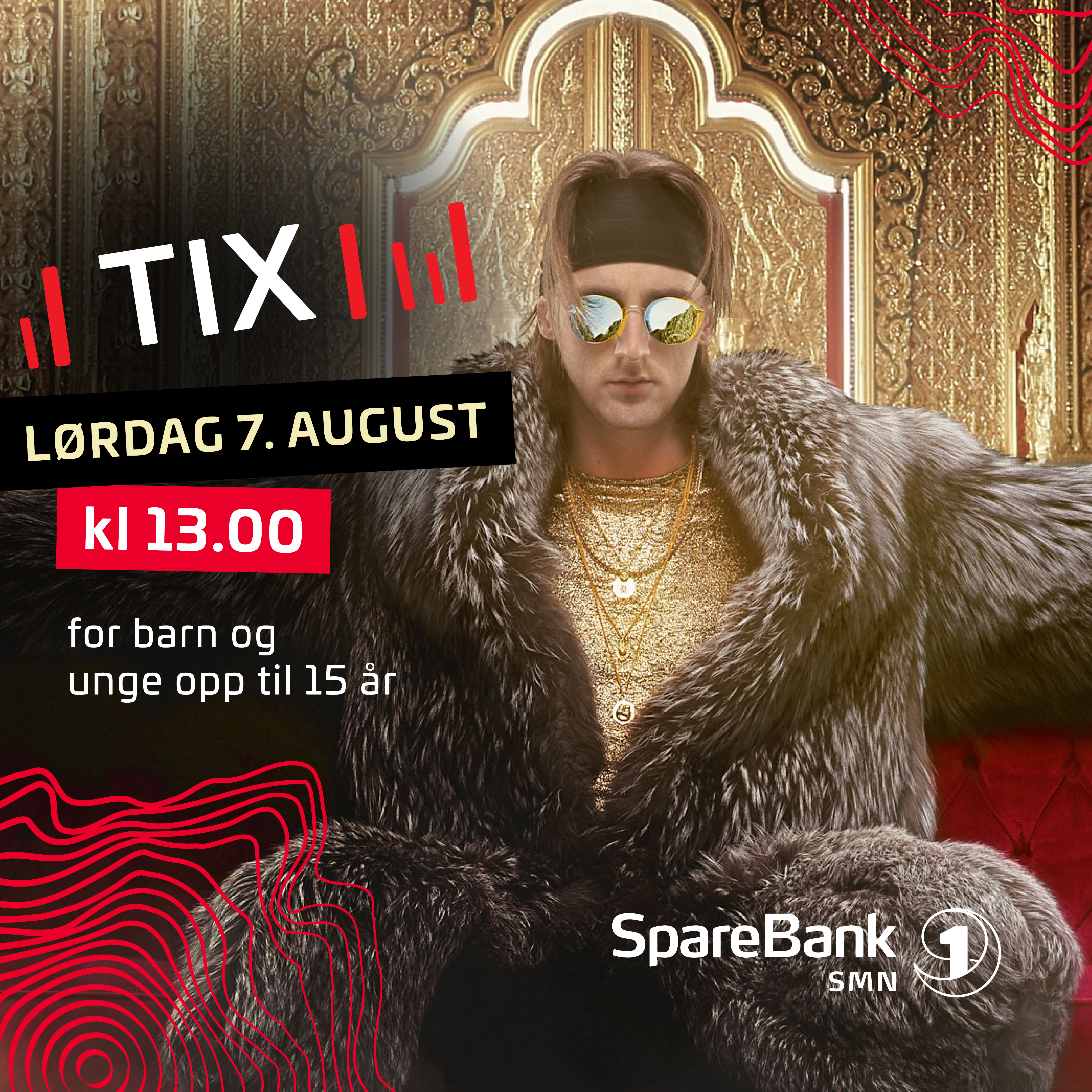TIX! Barne-/ungdomskonsert Lørdag 07.08.2021